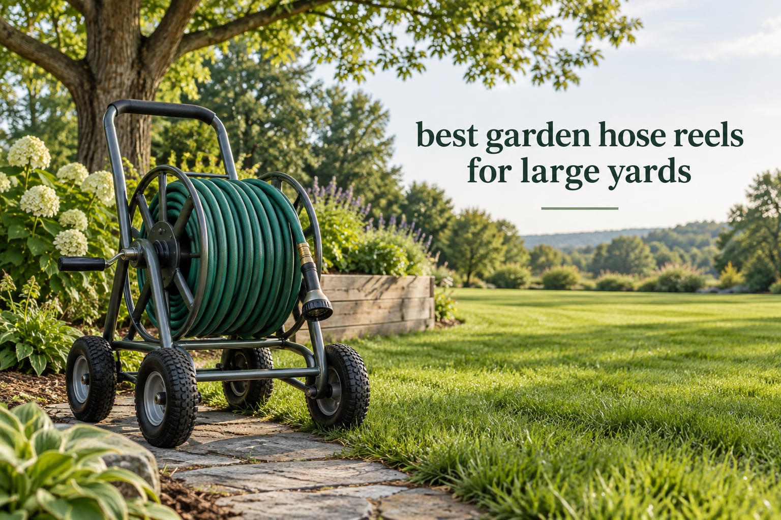 best garden hose reels for large yards