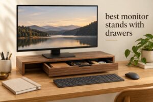 best monitor stands with drawers