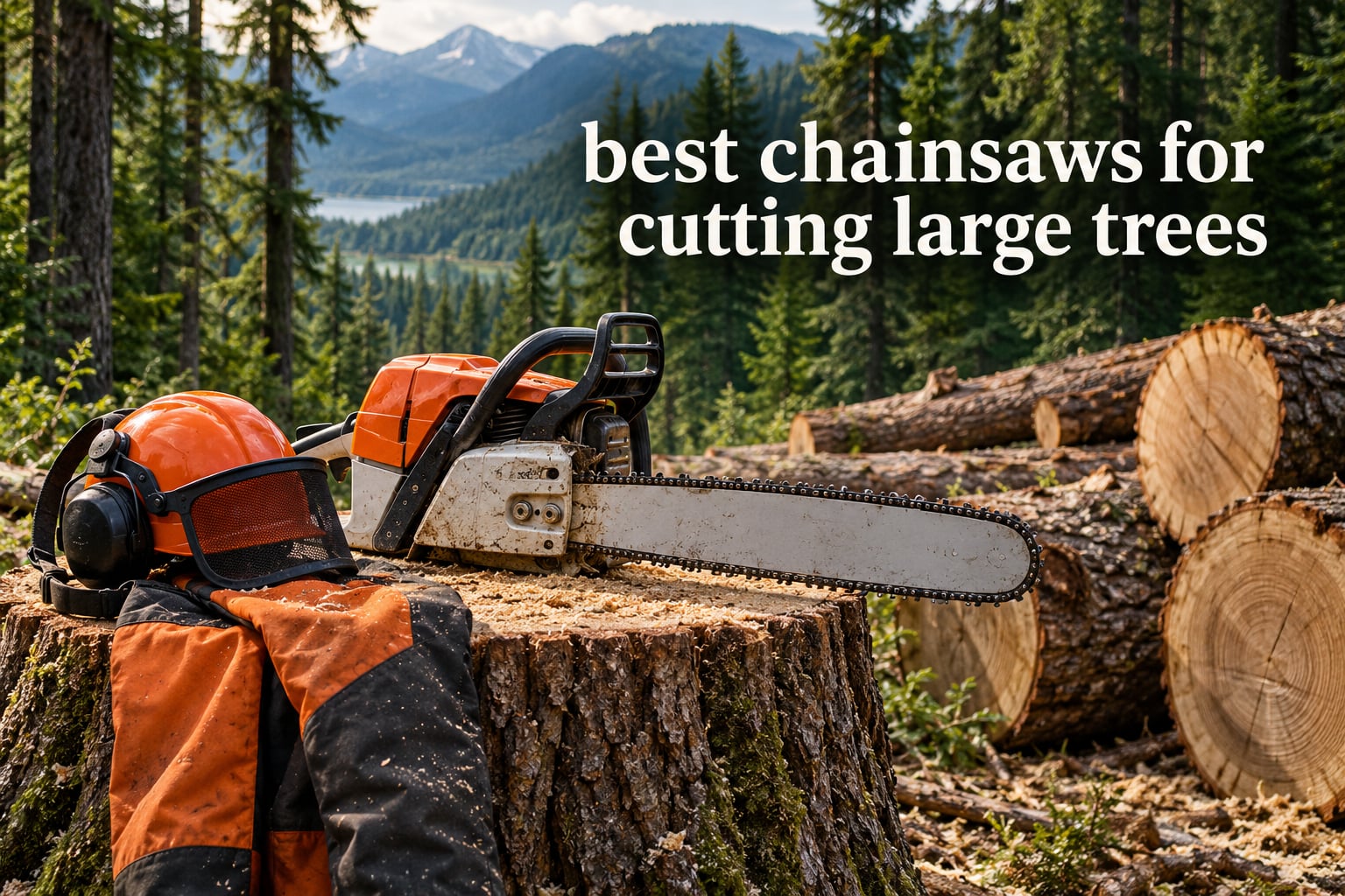 best chainsaws for cutting large trees