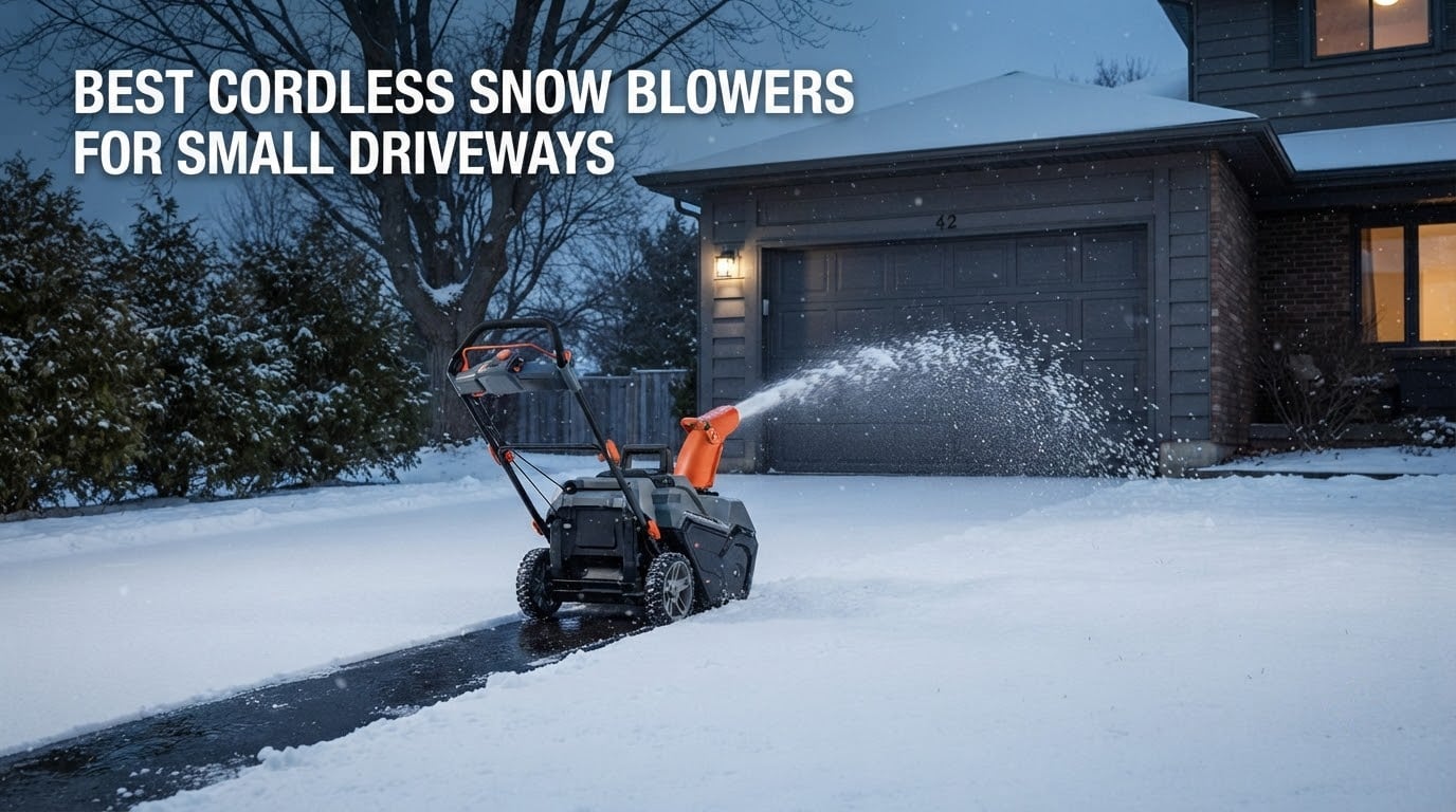 best cordless snow blowers for small driveways