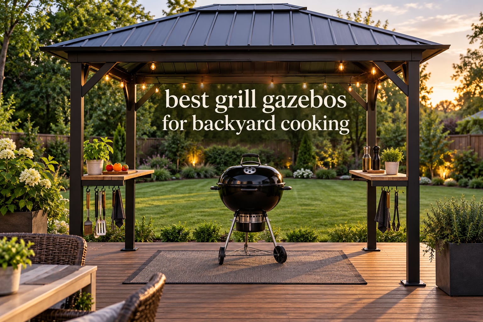 best grill gazebos for backyard cooking