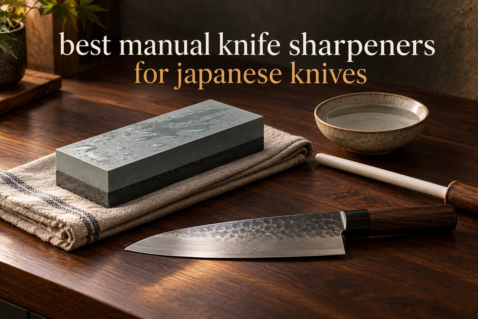 best manual knife sharpeners for japanese knives