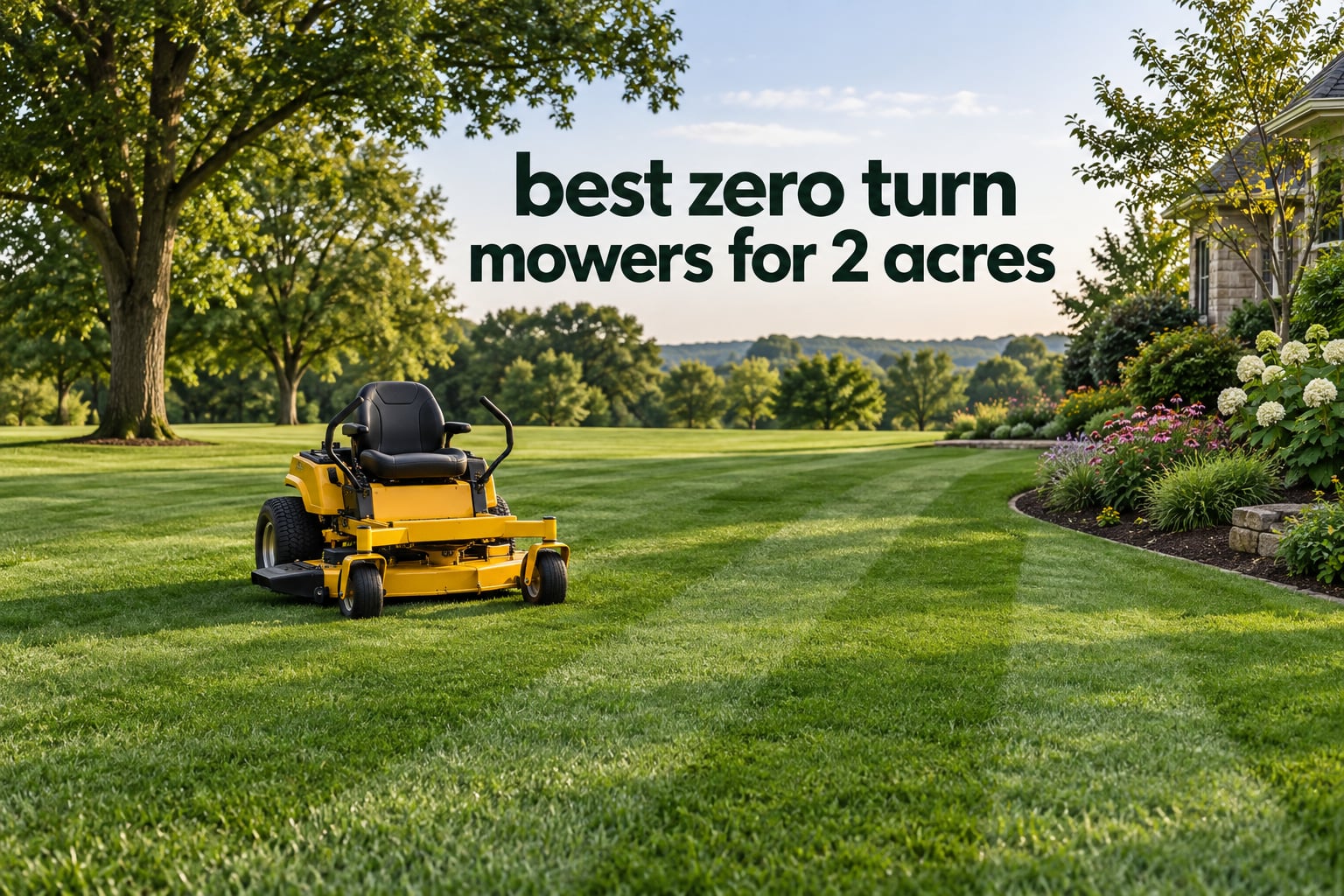 best zero turn mowers for 2 acres