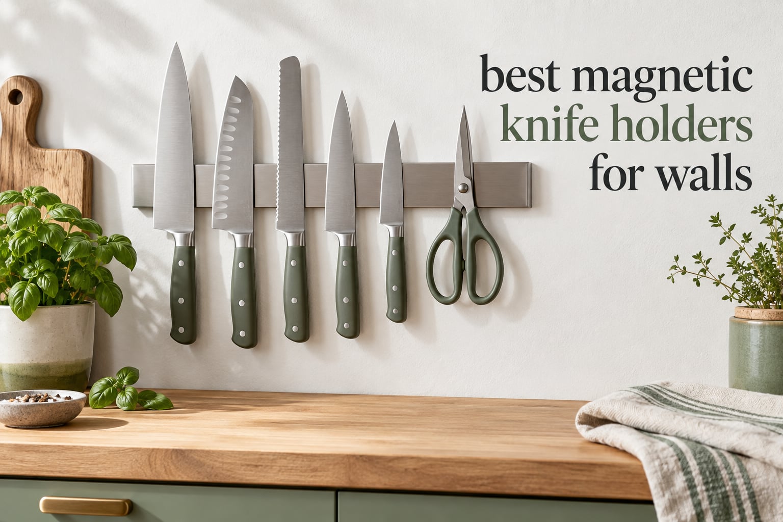 best magnetic knife holders for walls