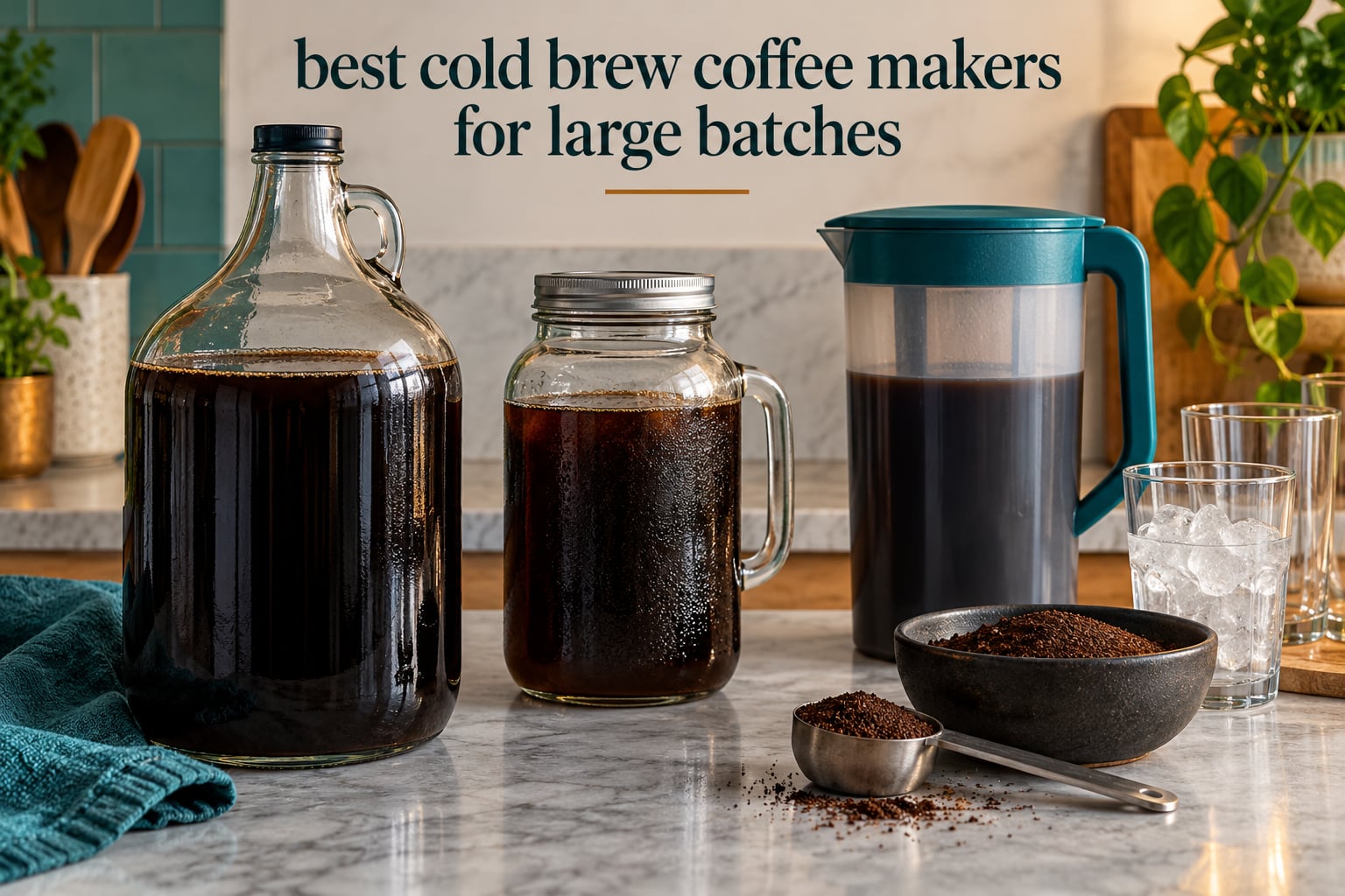best cold brew coffee makers for large batches