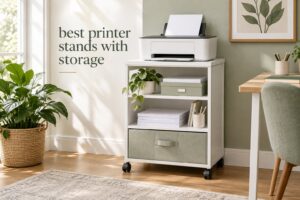 best printer stands with storage